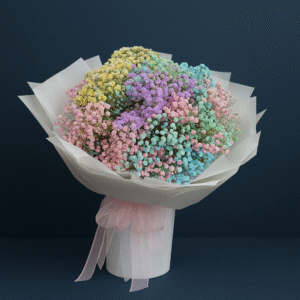 IMG_8694 Pastel Dream Gypsophila Bouquet – 15 Stems