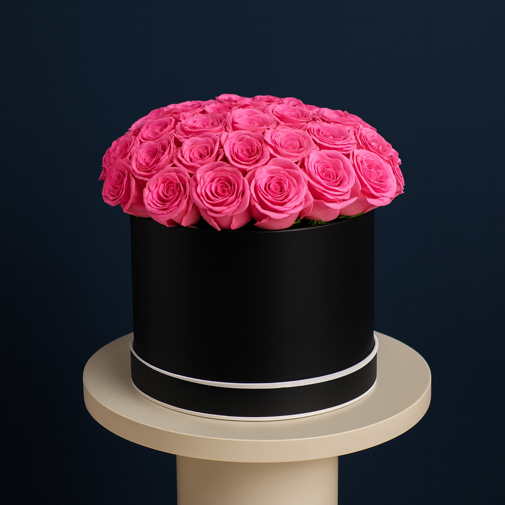 Rose Velvet Box – Medium