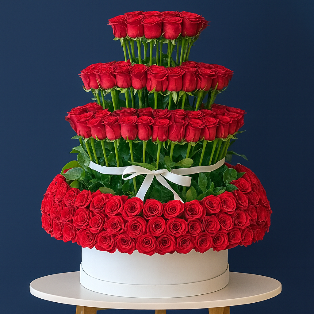 Majestic 201 Red Roses Tower